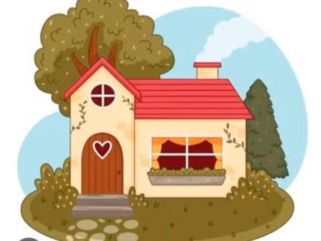 maison avec 2 chambres