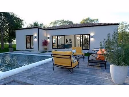 terrain avec maison neuve à vendre