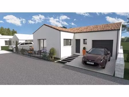 terrain avec maison neuve à vendre
