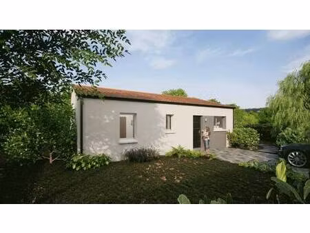 terrain avec maison neuve à vendre