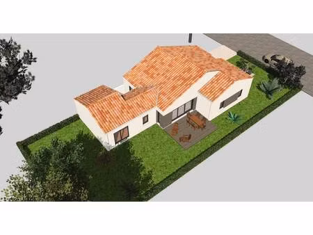 terrain avec maison neuve à vendre