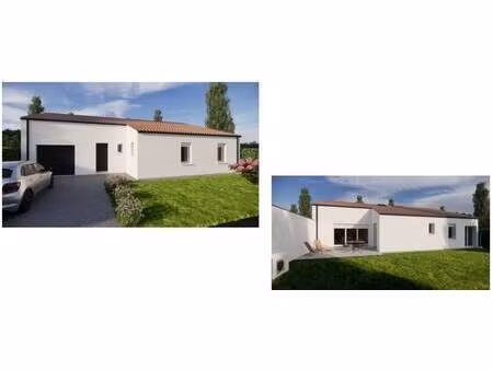 terrain avec maison neuve à vendre