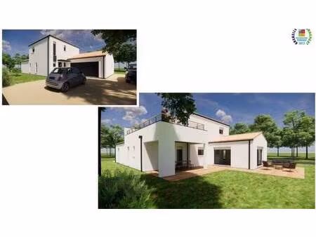 terrain avec maison neuve à vendre