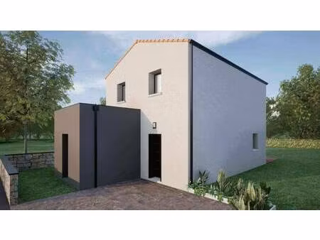 terrain avec maison neuve à vendre