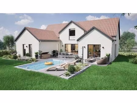terrain avec maison neuve à vendre