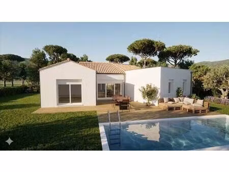 terrain avec maison neuve à vendre
