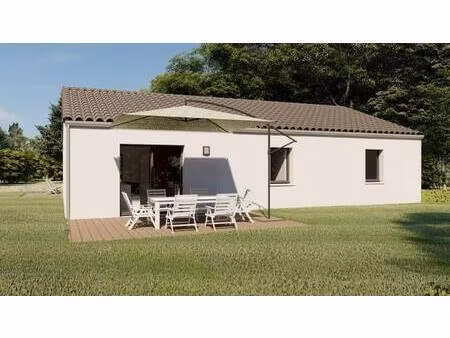 terrain avec maison neuve à vendre