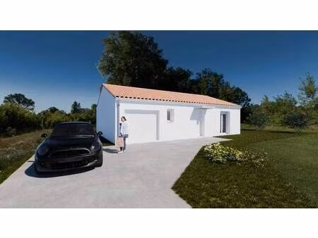 terrain avec maison neuve à vendre