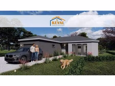 terrain avec maison neuve à vendre