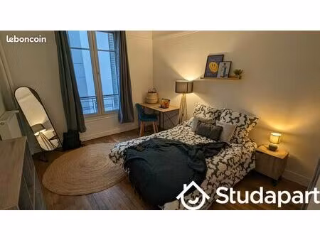 chambre 1 pièce 14 m²