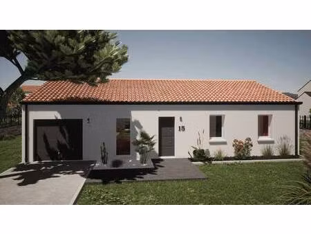 terrain avec maison neuve à vendre