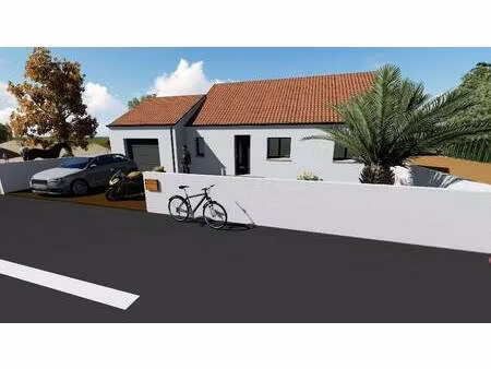 terrain avec maison neuve à vendre