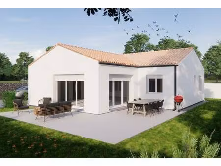 terrain avec maison neuve à vendre