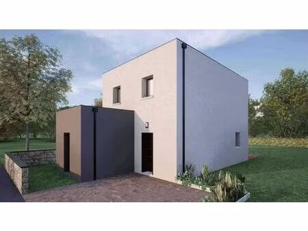 terrain avec maison neuve à vendre