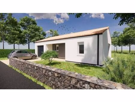 terrain avec maison neuve à vendre