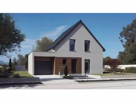 terrain avec maison neuve à vendre