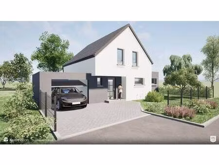 terrain avec maison neuve à vendre