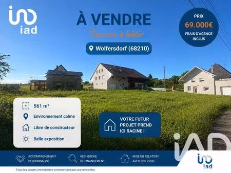 terrain constructible à vendre