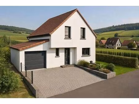 terrain avec maison neuve à vendre