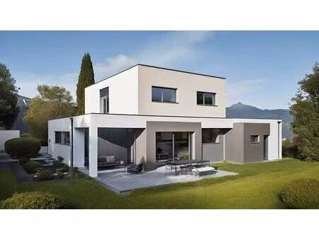 terrain avec maison neuve à vendre