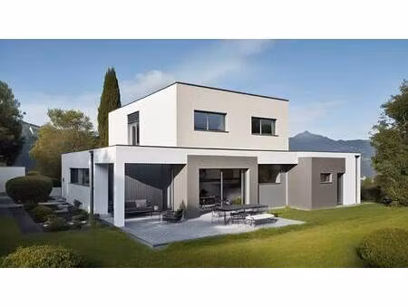 terrain avec maison neuve à vendre