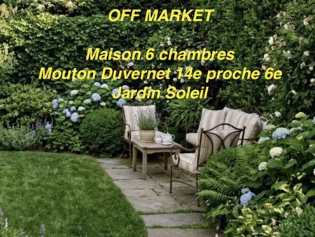 maison de luxe à vendre à paris 14ème