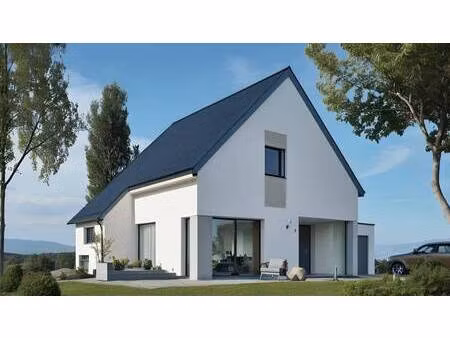 terrain avec maison neuve à vendre