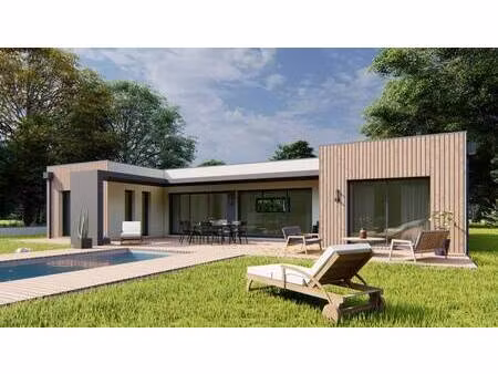 terrain avec maison neuve à vendre