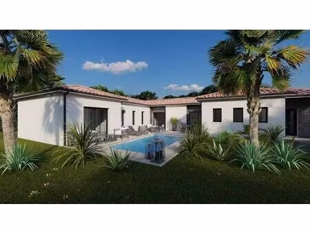 terrain avec maison neuve à vendre