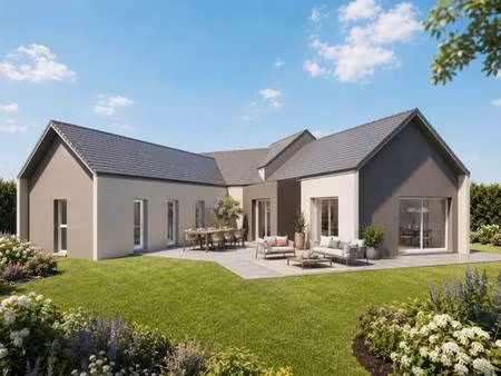 terrain avec maison neuve à vendre
