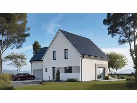 terrain avec maison neuve à vendre