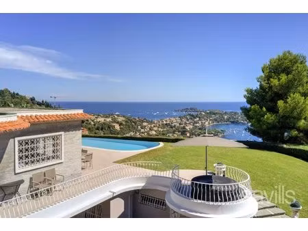 vue panoramique sur la baie de villefranche