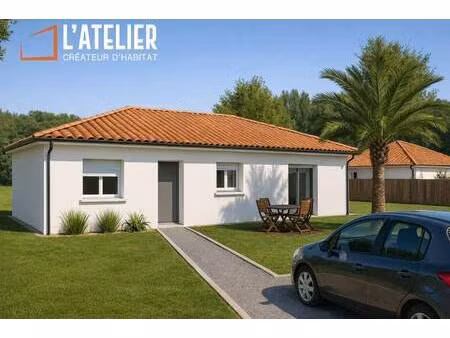 terrain avec maison neuve à vendre