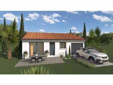 terrain avec maison neuve à vendre