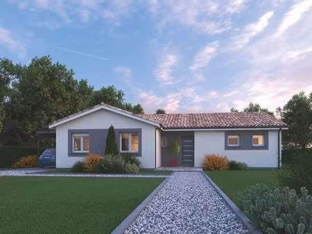 terrain avec maison neuve à vendre