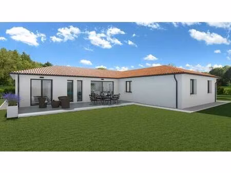terrain avec maison neuve à vendre