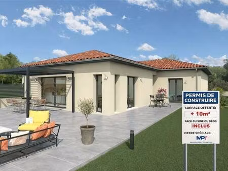 terrain avec maison neuve à vendre