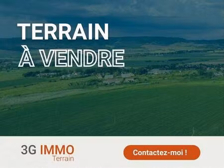 terrain constructible à vendre