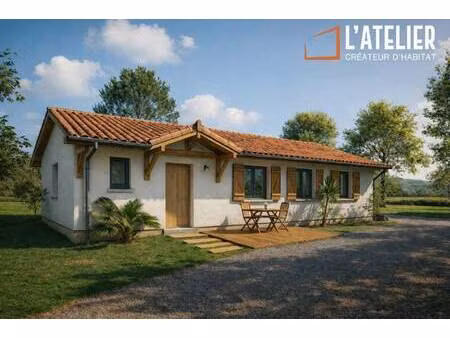 terrain avec maison neuve à vendre