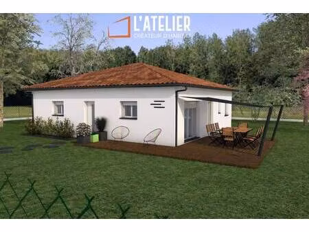 terrain avec maison neuve à vendre