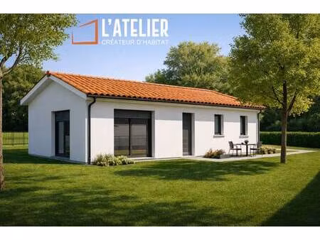terrain avec maison neuve à vendre