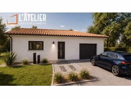 terrain avec maison neuve à vendre