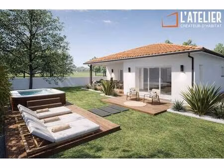 terrain avec maison neuve à vendre