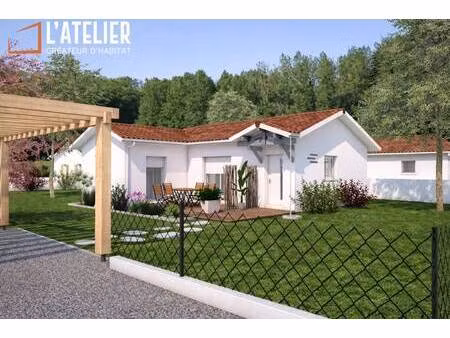 terrain avec maison neuve à vendre