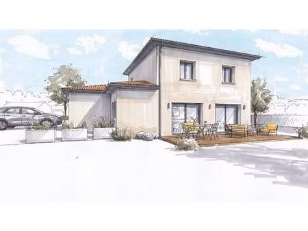 terrain avec maison neuve à vendre