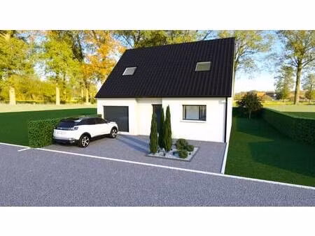 terrain avec maison neuve à vendre