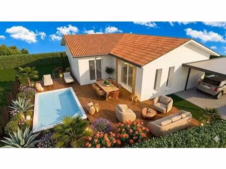 terrain avec maison neuve à vendre