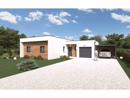 terrain avec maison neuve à vendre