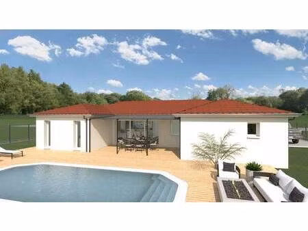 terrain avec maison neuve à vendre