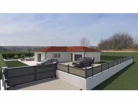 terrain avec maison neuve à vendre